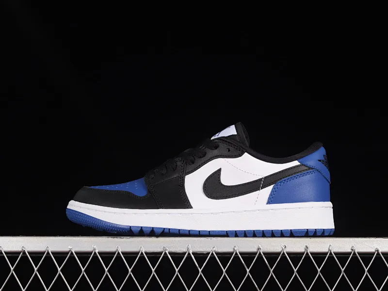 All categories Air Jordan Jordan series basketball shoes Air Jordan 1 Low G version pure original Air Jordan 1 Low Golf "Royal Toe" AJ1 Joe 1 new golf version black and blue toe DD9315-102